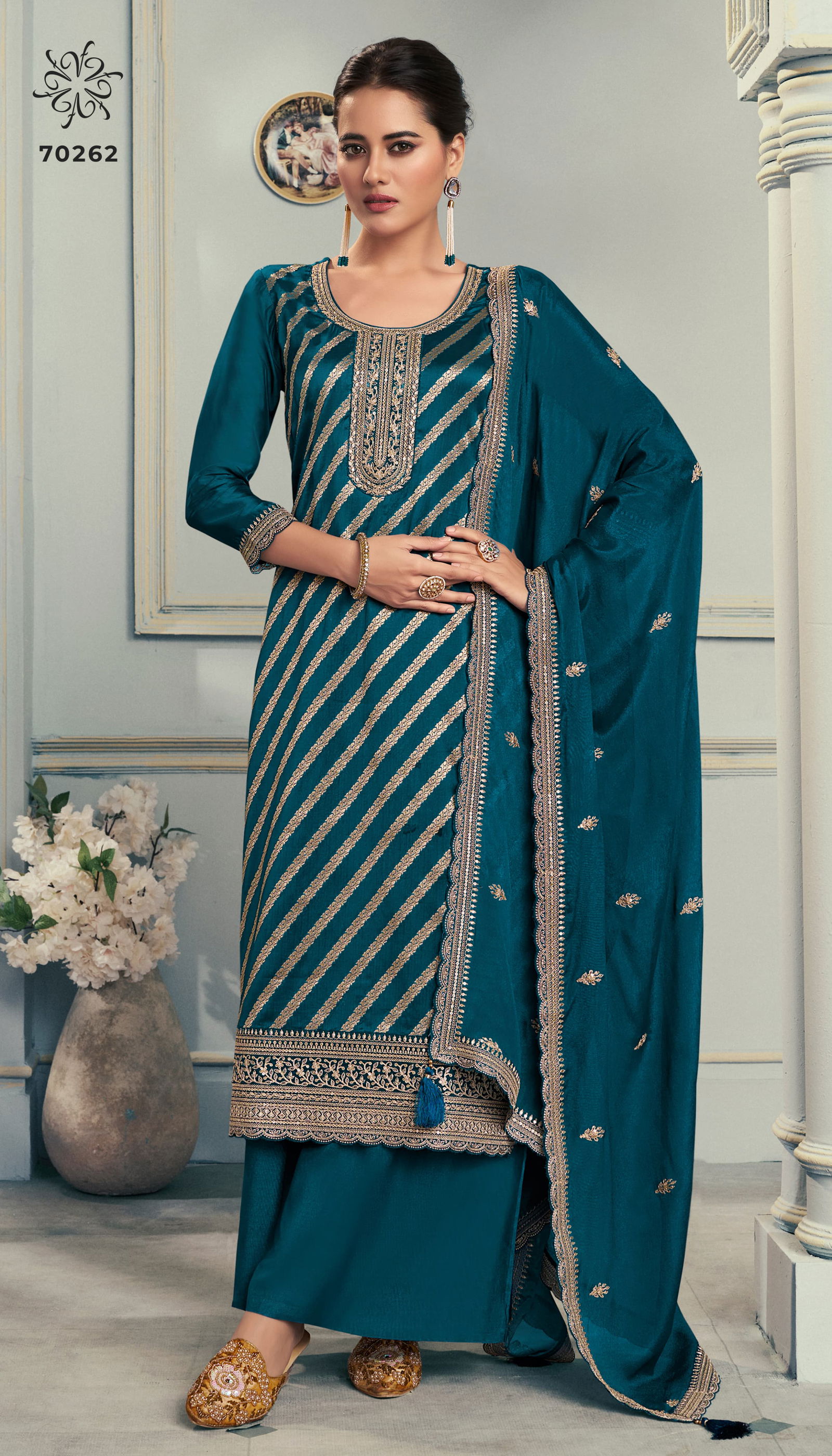 Silky 3 By Vinay Kuleesh Silk Jacquard Designer Salwar Kameez Wholesale Online